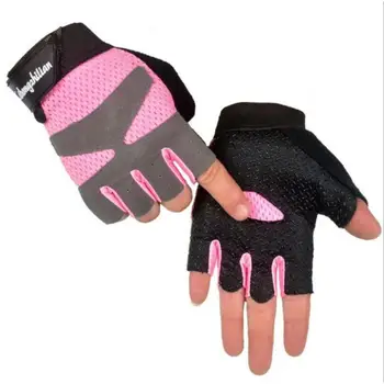 Нескользящие велосипедные перчатки для мужчин, женские перчатки для фитнеса на полпальца, дышащие футбольные велосипедные перчатки без пальцев, велосипедное снаряжение