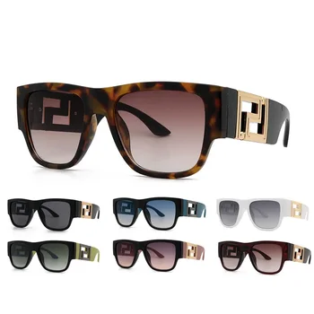Оптовая Продажа Бренд-дизайнер Негабаритных солнцезащитных очков в большой оправе UV400 квадратных оттенков, солнцезащитных очков, роскошных очков для женщин и мужчин